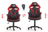 OFFICE CHAIR ADJUSTABLE ERGONOMIC RACING GAMING SWIVEL PU LEATHER DESK COMPUTER