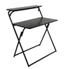 Folding Computer Desk Study Writing Laptop Coffee Table Double Layer Office Desk
