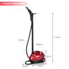 Multipurpose Steam Cleaner 2000 W Household Steamer w/1.5L Tank-Red