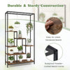 6-tier Tall Plant Stand 180cm Metal Indoor Corner Plant Shelf Display Rack