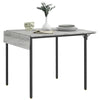 Extendable Kitchen Table, Drop Leaf Folding Dining Table for Small Space, Grey