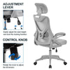 High Back Mesh Office Chair Ergonomic Desk Chair W/Headrest Adjustable Armrests