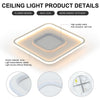 CHIC LED LAMP CEILING LIGHT MODERN CHANDELIER LIVING ROOM BEDROOM PENDANT Ebwhtd