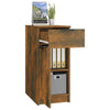 Desk Cabinet Smoked Oak 33.5x50x75 cm Engineered WoodNew