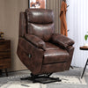 Power Lift Chair, Electric Riser Recliner Chair with Remote Control, Brown