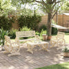 CIADAZ 4 Piece Garden Set Solid Wood Fir, Garden Furniture, Furniture, Q7M7