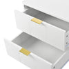 2x Wooden 2 Drawer Bedside Table Cabinet Nightstand Side Table Bedroom Furniture