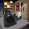 Salon Chair Backwash Shampoo Sink Hairdressing Barber Hair Washing Tilting Waste