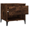 Side Table Smoked Oak 50x46x50 cm Engineered Wood NEW