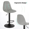 1/2/4/6x Bar Stool Kitchen Breakfast Pub Stool w/ Backrest Gas Lift Swivel Chair