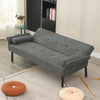 3 Seater Click Clack Sofa Bed Recliner Settee Couch Sofabed with Bloster Pillows
