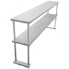 Catering Stainless Steel Table Commercial Overshelf Kitchen Prep Bench Shelves