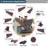 Self-Adhesive Sheds Roofing Felt Shingles Tiles Roof of Arbour Porch Wendy House
