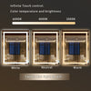 Illuminated Bathroom Mirror with LED Lights Wall Mounted Demister Touch Sensor