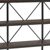 3 Tier Free Standing Hallway Console Table Living Room Shelf Display Metal Frame