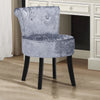 Soft Padded Stool Dressing Table Makeup Stool Fluffy Pouffe Bedroom Chair Seat