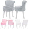 Upholstered Vanity Dressing Chair Makeup Table Stool Dining Chair Side Seat Back