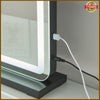 80X55CM LED Vanity Mirror Light Dressing Table Hollywood Make Up Mirror W/ USB