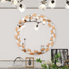 60cm Wall Mirror Round Accent Mirror Bedroom Bathroom Wall Hanging Decorative