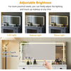 White Dressing Table Wood Makeup Desk with LED Mirror 7 Drawers Stool Bedroom