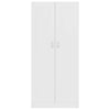 Book Cabinet White 82.5x30.5x185.5 cm Engineered Wood
