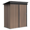 5.2x3ft utdoor Storage Shed Lawn Backyard Garden Small House Lockable Door Box