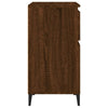 Gecheer Sideboard Brown Oak 60x35x70 Engineered Wood Sideboard G2Y8
