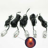RGB LED Car Strip Light Interior Kit Fiber Optic Ambient Atmosphere Light Bulbs