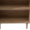 Wooden Storage Cabinet Side Furniture Cupboard Bedroom Hallway 2 Tier Shelf Unit