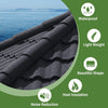 5pcs Galvanized Metal Asphalt Roof Tiles Sheds Garages Roofing Felt Shingles UK
