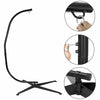 XXL Large Hammock Chair Stand Metal C-Stand Hanging Egg Chair Stand Hook Suelo
