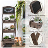 Rustic 3 Tier Wooden Chalkboard Produce/ Retail Display Stand Plant Flower Shelf