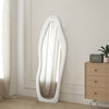 Irregular Full Length Mirror with Velvet Frame Home Living Room 160 x 60cm NEW