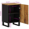 Lechnical Bathroom Cabinet 38x33x58 Solid Wood ,Furniture,Furniture G4L9