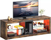 TV Stand Cabinet Entertainment Center Modern Unit Shelf Living Room Bedroom Glas