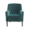 Accent Chair Armchair Upholstered Fabric Velvet Single Sofa Lounge Chair Green