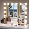 Large Hollywood Mirror Vanity Make Up Mirror with 14 Light Dressing Table Mirror
