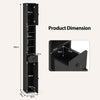 Slim Bathroom Tall Cabinet Freestanding Floor Storage Cabinet Organizer