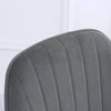 2X Dining Chairs Velvet Set Padded Seat Gold Metal Leg Kitchen Chair Home Office