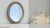LUVODI Classic Oval Wall Mirror Decorative Hanging Mirror fr Bedroom Living-Room