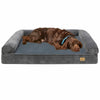 Jumbo XL Dog Bed Pet Sofa Fleece Mattress Semi Enclosed Bolster Waterproof Liner