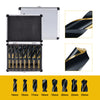 Cobalt Blacksmith Drills 14mm-25mm HSS Reduced Shank Drill Bits 8PCS