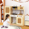 Toddler Play Kitchen Set Pretend Play Kitchen-Yellow