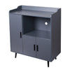Modern Storage Cabinet Buffet Sideboard Kitchen Cupboard w/Doors &Open Shelf