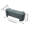 Upholstered Bed End Bench Ottoman Storage Lounge Bench Chenille Window Seat