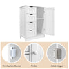Bathroom Cabinet Shelf Cupboard Storage Drawer Shelve Organizer Rack Mirror Door