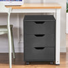 3/5 Drawer Mobile Filing Cabinets Printer Stand Pedestal Lockable Office Cabinet