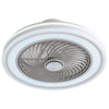 LED Ceiling Fan with 3 LED Light Adjustable Wind Speed Smart Control Low Profile