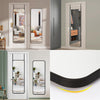 Over Door Mirror Wall-Mount Full Length Framed Dressing Mirror Bedroom Room Deco