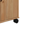 Kitchen Trolley Rolling Cart Serving Bar Solid Wood Pine
